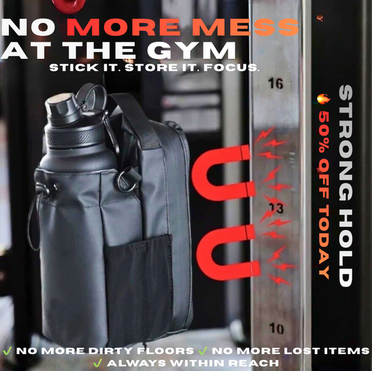 Magnetic Gym Carry Bag – Stay Organized & Hydrated at the Gym